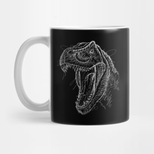 Scribble T-Rex Mug